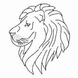 Head Coloring Lion Pages Surfnetkids Lions sketch template