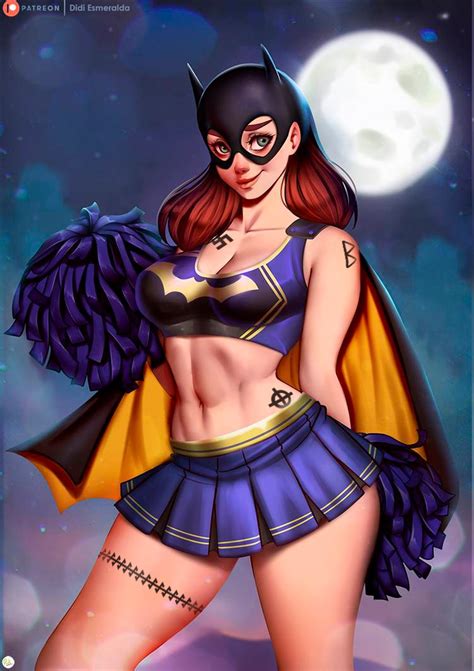 Dc Comics Batgirl Berkanan Celtic Cross Cheerleader