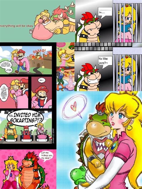 Image Result For Bowser And Peach Super Mario Art Bowser Bowser X
