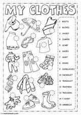 Worksheet Clothes Atividades Esl Inglês Para Em Ingles English Activity Liveworksheets Roupas Infantil Language Second Escolha Pasta Elementary Educação sketch template