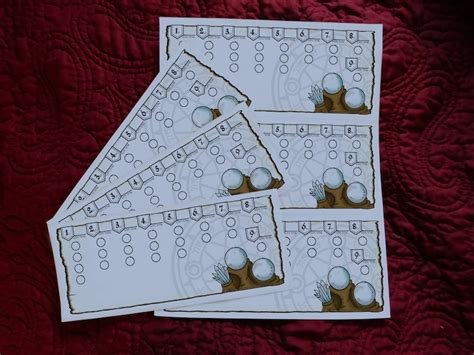 dandd 5e spell slot trackers printable dungeons and dragons etsy