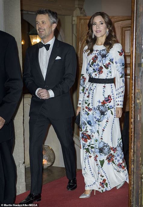 crown princess mary of denmark looks regal in red for a concert with