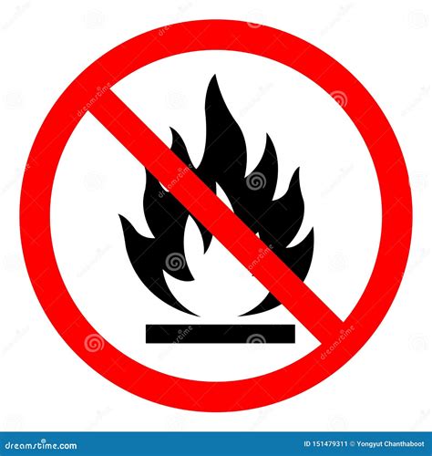 flammable symbol sign vector illustration isolate  white background label eps