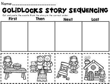 teach child   read goldilocks    bears  printable