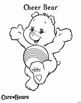 Coloring Care Bear Pages Cheer Bears Coloring4free Printable Related Posts sketch template