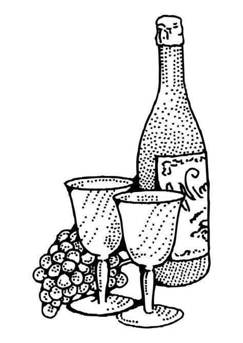 coloring page wine  printable coloring pages img