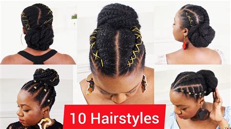 Protective Hairstyles For Natural Hair Awkward Length Medium To Long