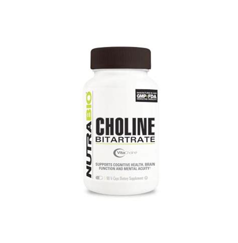 nutrabio choline alpha fitness supplements