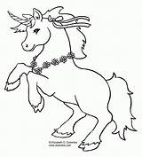 Unicorn Coloring Pages Kids Library Clipart Colour Print sketch template