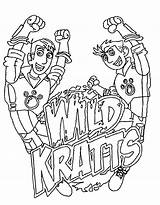 Kratts Wild Drawing Coloring Pages Getdrawings sketch template