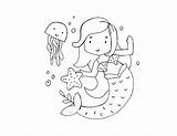 Sirena Disegno Cliccando Scarica Creativi Bimbi sketch template