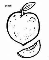 Peaches Coloring Pages sketch template