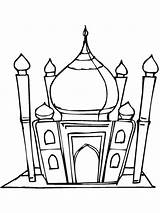 Ramadan Coloring Pages Kids Eid Mubarak Drawing Mosque Lantern Masjid Hajj Craft Colouring Printable Color Drawings Happy Family Activities Primarygames sketch template