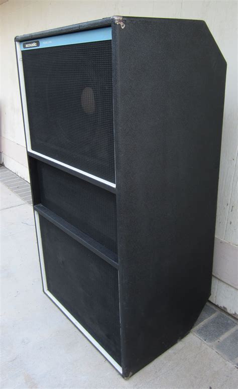 sold  sale vintage acoustic   speaker cabinet talkbasscom