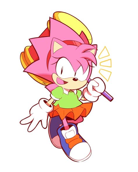 Amy Rose Sonic The Hedgehog C 1993 Sega And Paramount
