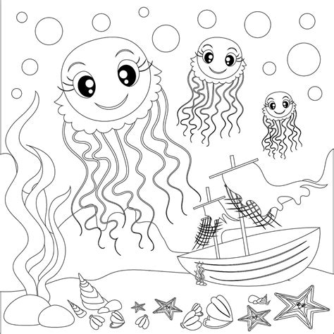 sea creatures printables homecolor homecolor