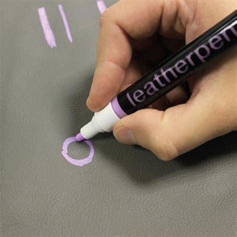 leatherpen removable leather marking   colours