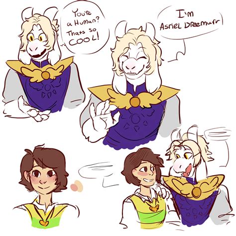 prince asriel and chara undertale know your meme