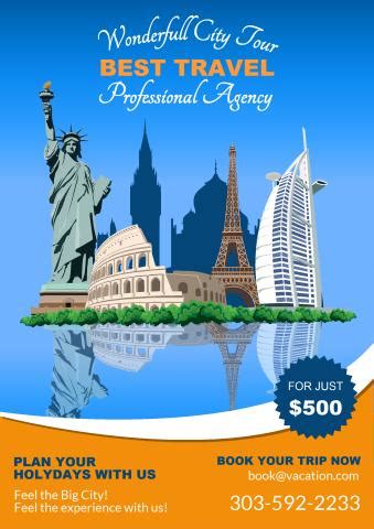 travel agency poster template   design  travel agency poster