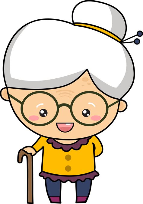 grandmother clipart animated grandmother animated transparent