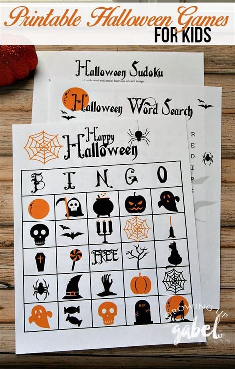 printable halloween activities  kids