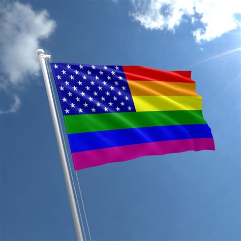 Usa Rainbow Flag Gay Pride Usa Flag The Flag Shop
