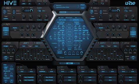 u he releases hive synth plugin preview version audiosex professional audio forum