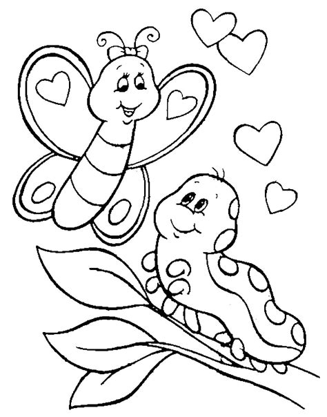caterpillar coloring pages  kids