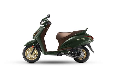 honda activa  mat marshal green metallic colour