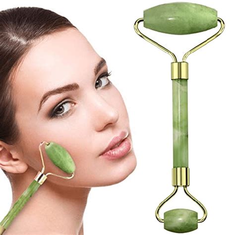 jade roller  face face neck massager  skin care facial