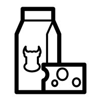 dairy icons   vector icons noun project