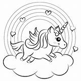 Calcar Unicornios sketch template