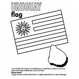 Uruguay Coloring Crayola Pages sketch template