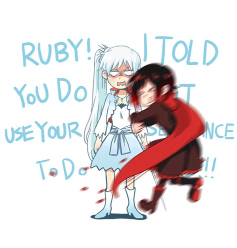 rooster teeth rwby ruby and wiess i love you semblance youtubers rt anime rwby
