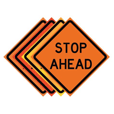 stop     roll  traffic sign traffic cones