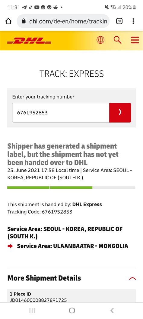 dhl reusing tracking numbers   tracking number      ordered early