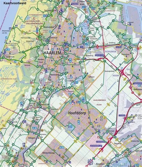 fietskaart  regio fietsknooppuntenkaart belgisch limburg anwb media