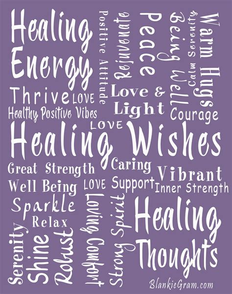 healing wishes throw blanket  perfect caring gift purple blankiegramcom