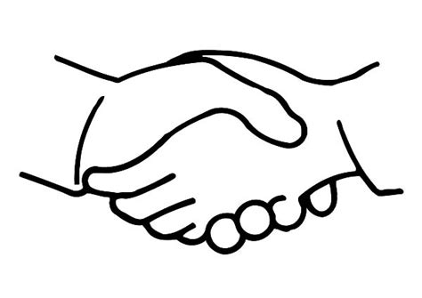 shaking hands coloring pages  place  color