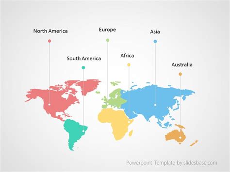 world map infographic powerpoint template slidesbase