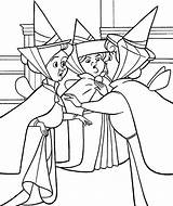 Disney Caballeros Para Tres Los Coloring Sleeping Beauty Pages Colorear sketch template