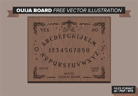 ouija board  vector illustration  vector art  vecteezy
