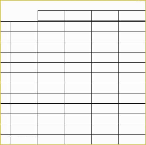 blank chart templates beautiful   printable