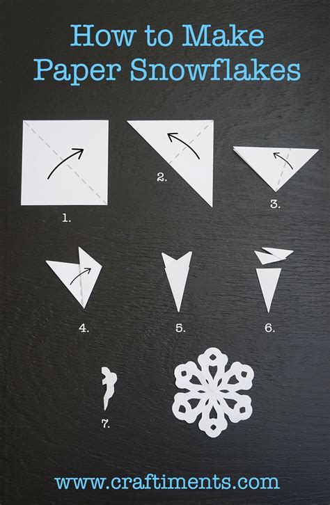 How To Make A Six Sided Paper Snowflake By Craftiments Make Them Out