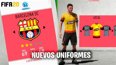 barcelona sc llega fifa  nueva actualizacion youtube