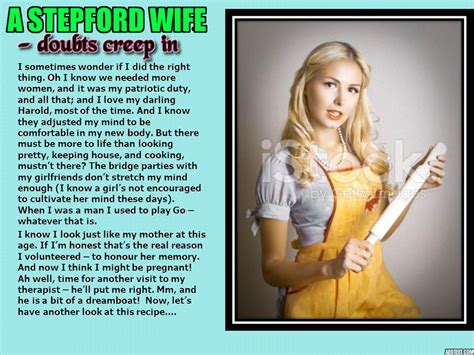 The Stepford Wife Doubts Creep In Tg Caption By P L