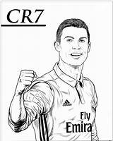 Cristiano sketch template