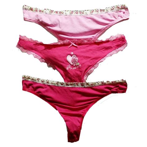 new victoria secret 3 thong panties set you choose lace trim very sexy