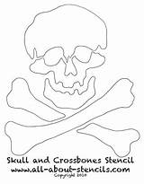 Stencils Skull Stencil Crossbones Airbrush Tattoo Pumpkin Cars Halloween Tribal sketch template