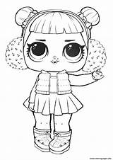 Coloring Snow Lol Pages Surprise Doll Angel Printable sketch template